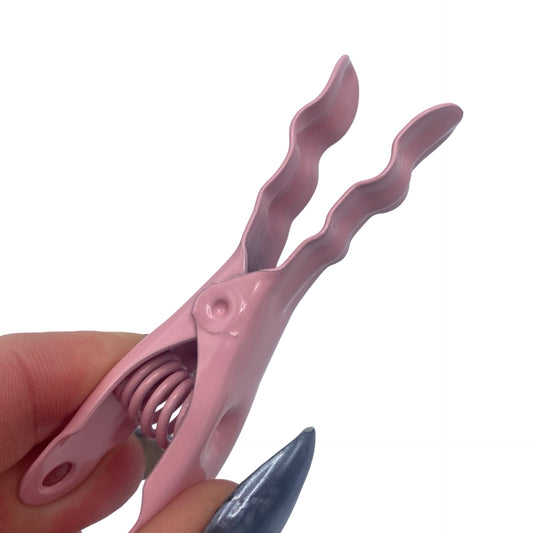 LYSERØDE STÅL KLEMMER