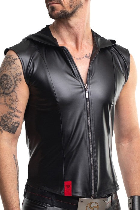 REGNES - DARIO HOODED FETISH VEST