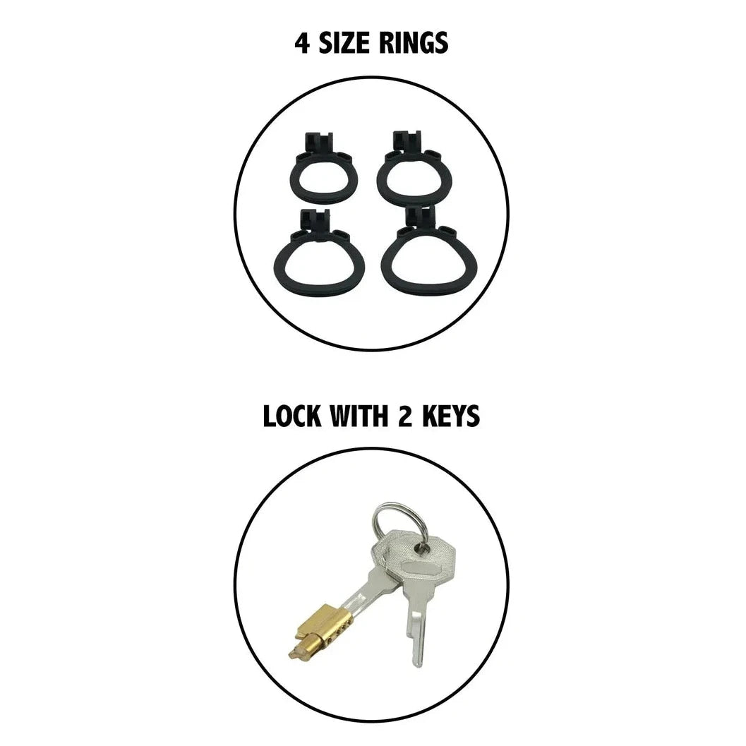 HIDDEN DESIRE EXTREME - PENIS PRISON COCK CAGE REGULAR