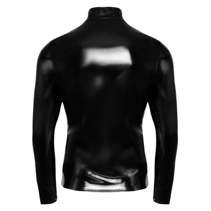 BLACK LEVEL - MESH & VINYL SHIRT