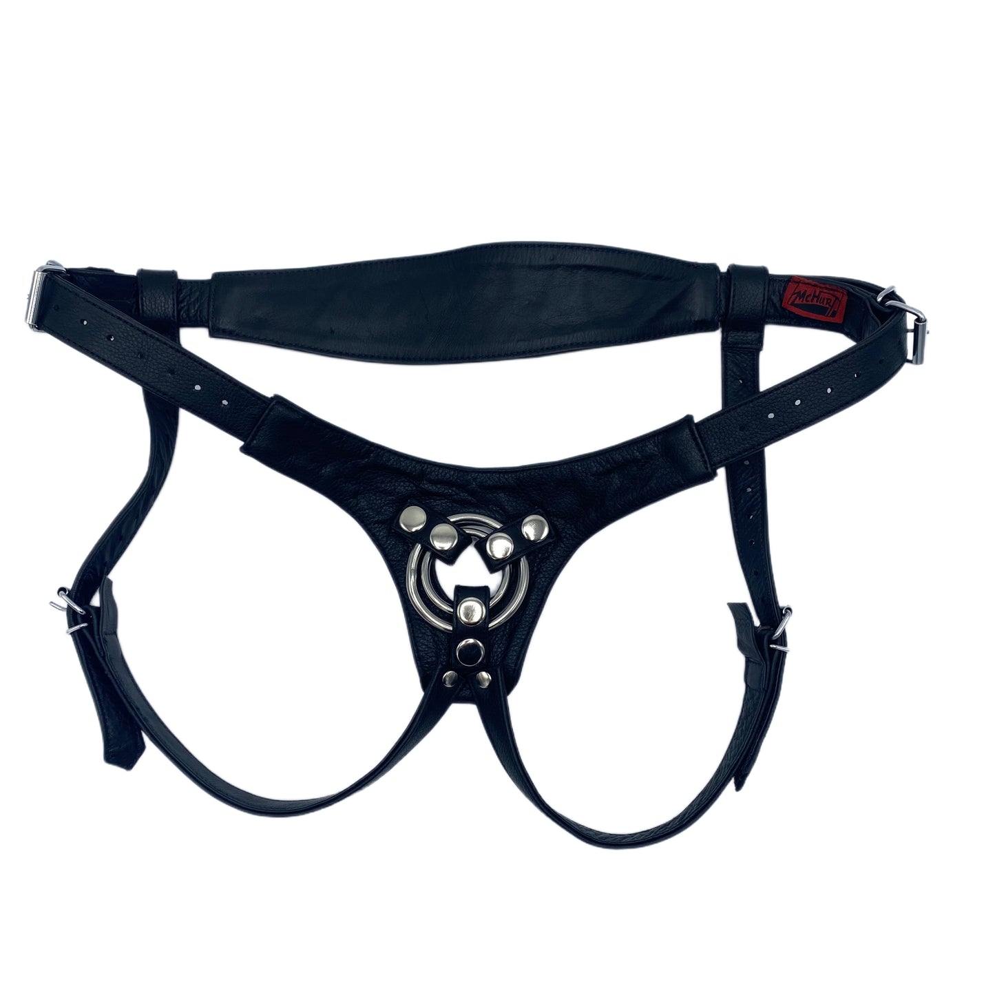 MCHURT - KLASSISK LÆDER STRAP-ON HARNESS