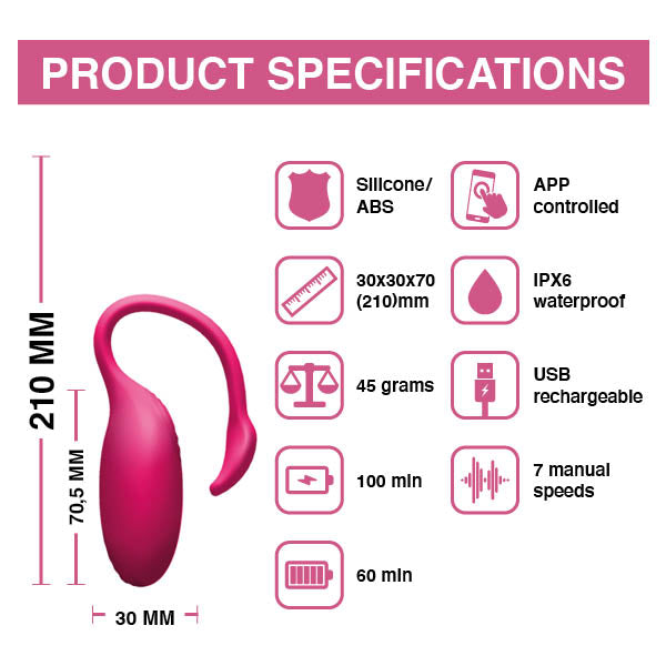 MAGIC MOTION - FLAMINGO APP-STYRET G-PUNKT VIBRATOR