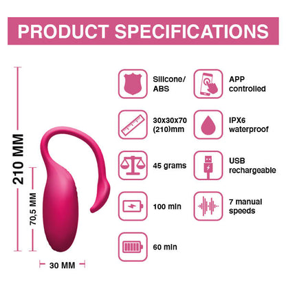 MAGIC MOTION - FLAMINGO APP-STYRET G-PUNKT VIBRATOR