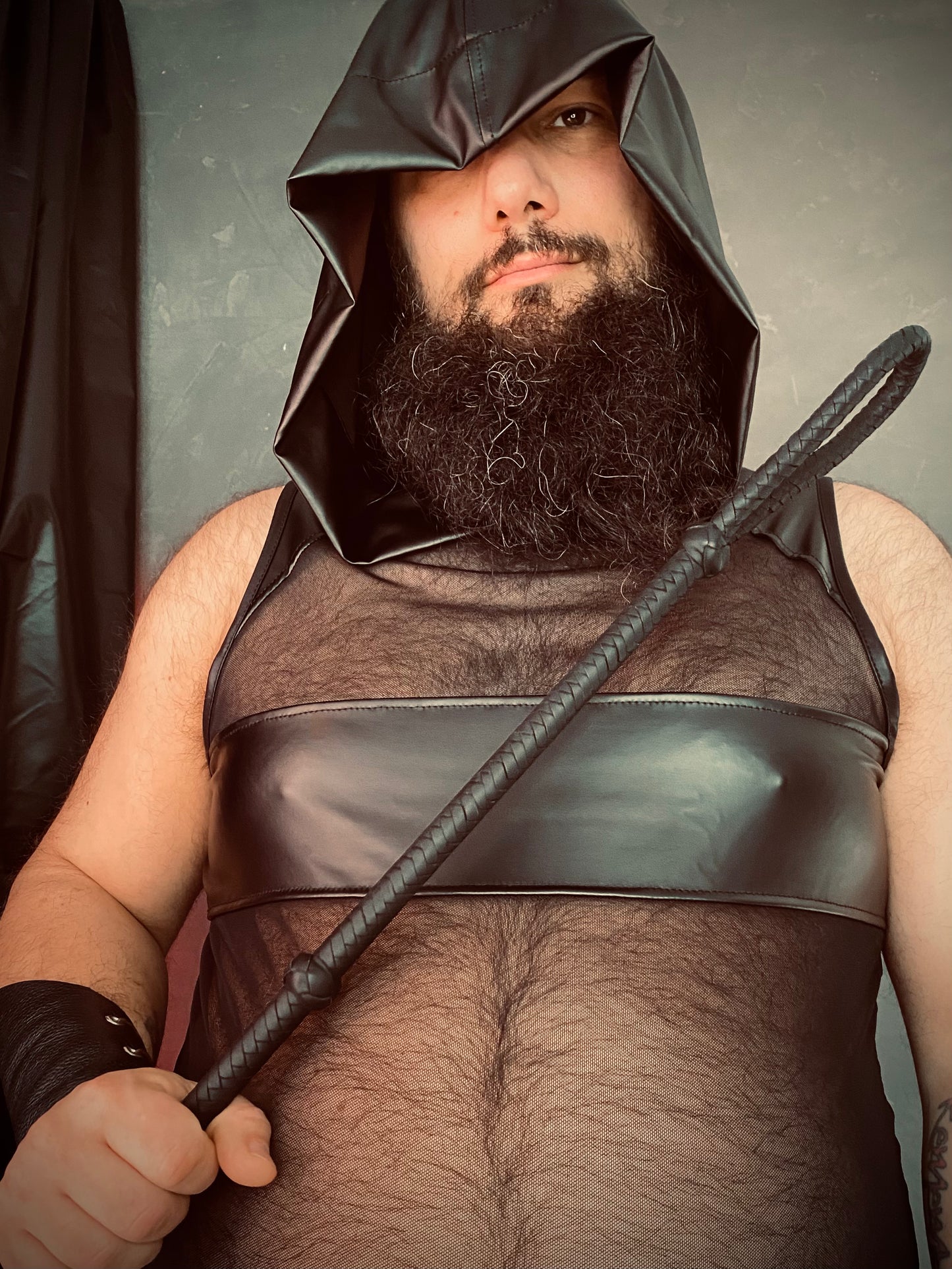 REGNES - ÆRMELØS MESH HOODIE