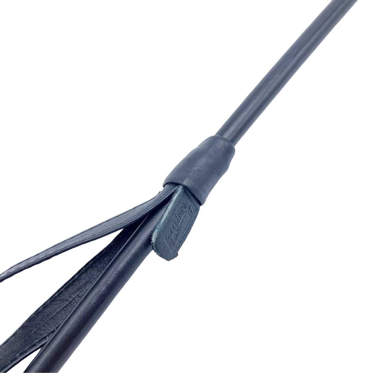 MCHURT - LÆDERSTOK I SORT