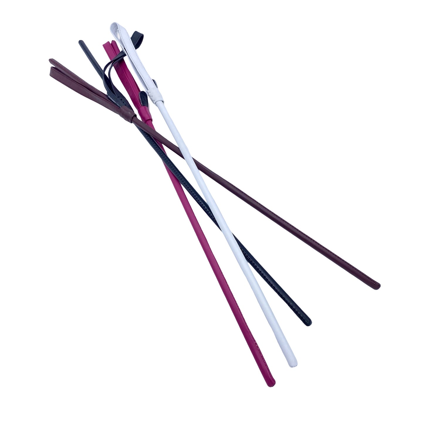 MCHURT - LÆDERSTOK I HVID